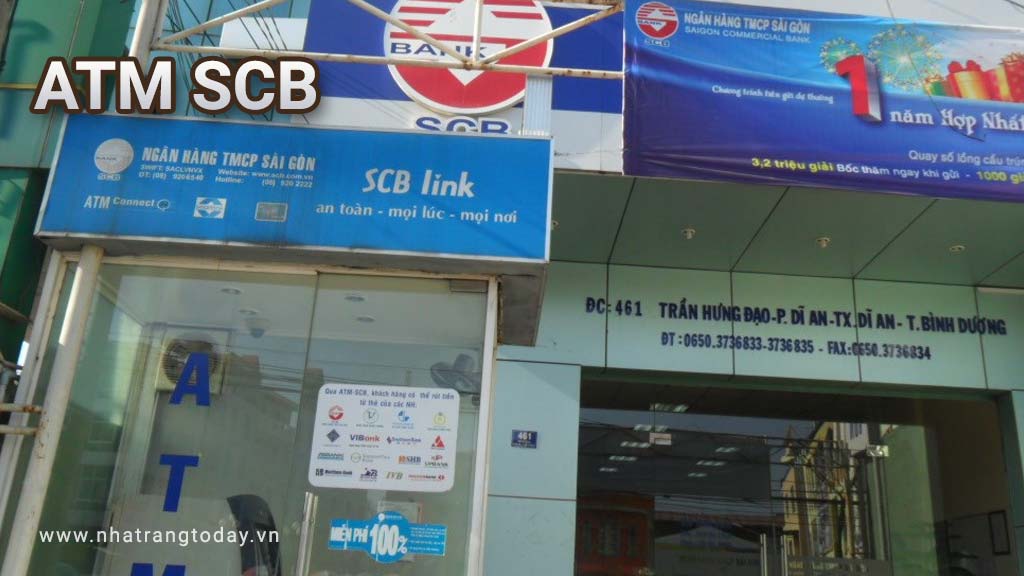 Hệ Thống ATM Ngân Hàng TM - CP Sài Gòn SCB Chi Nhánh Khánh Hoà