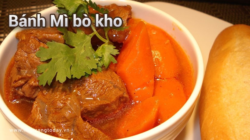 Bánh mì bò kho Nha Trang