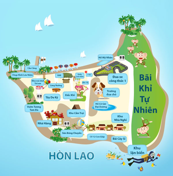 Bản đồ đảo khỉ