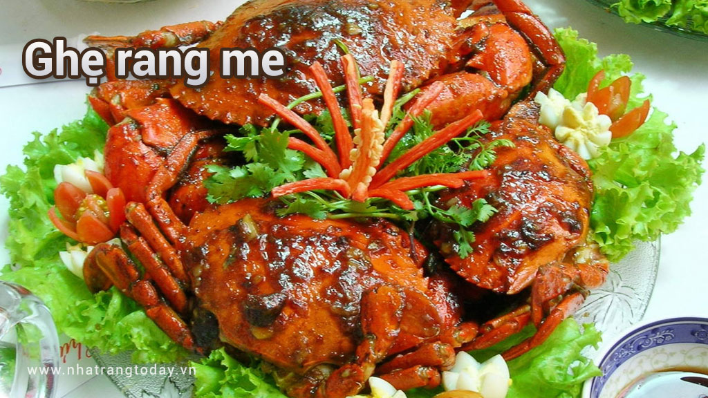 Hấp dẫn món ghẹ rang me Nha Trang