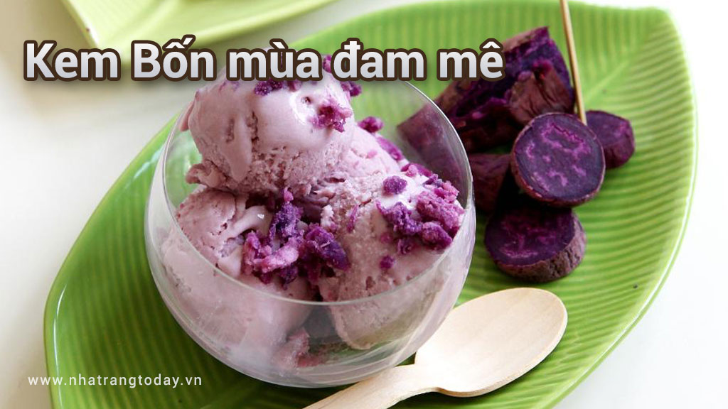 Bốn mùa đam mê - điểm đến cho người mê kem Nha Trang