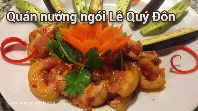 Quán nướng ngói Số 9 Lê Quý Đôn Nha Trang