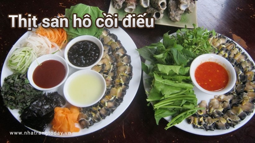 Là lạ món thịt san hô cồi điếu - hàu điếu Nha Trang