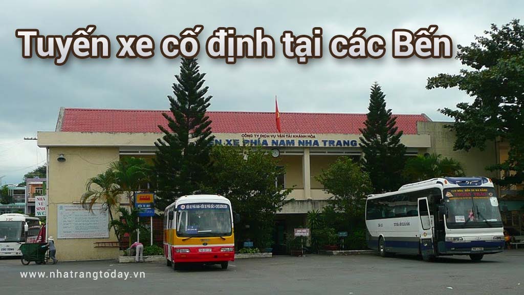 Tuyến xe cố định tại các bến xe Nha Trang