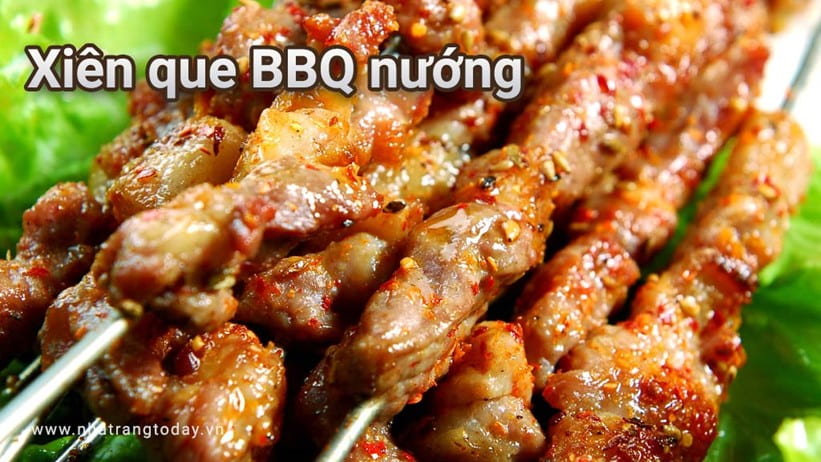 Xiên que BBQ nướng Nha Trang